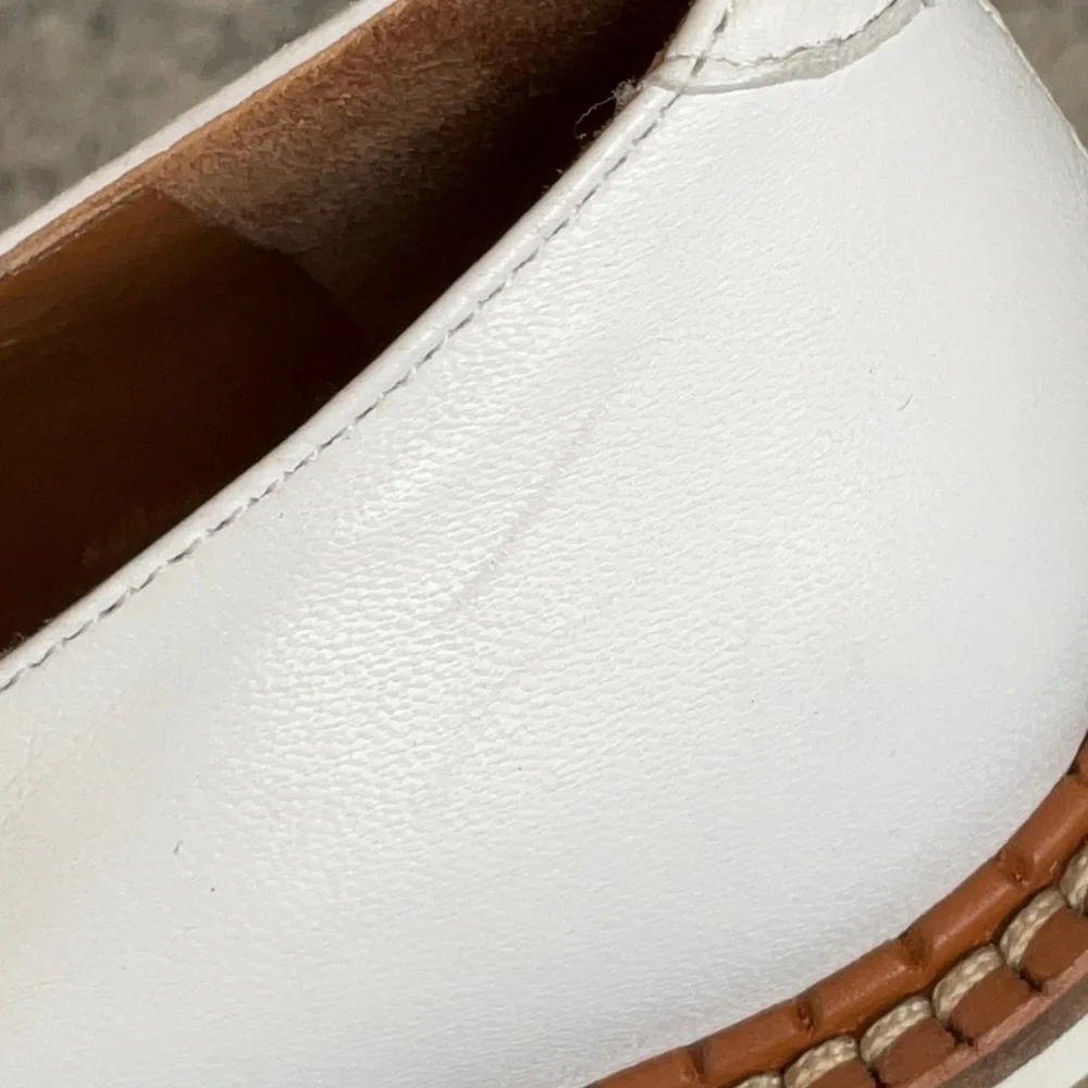 Clergerie Paris BROOK derbies, white lambskin NWOT - Picture 11 of 13